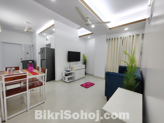 Rent Furnished Two Bedroom Apartment in Bashundhara R/A